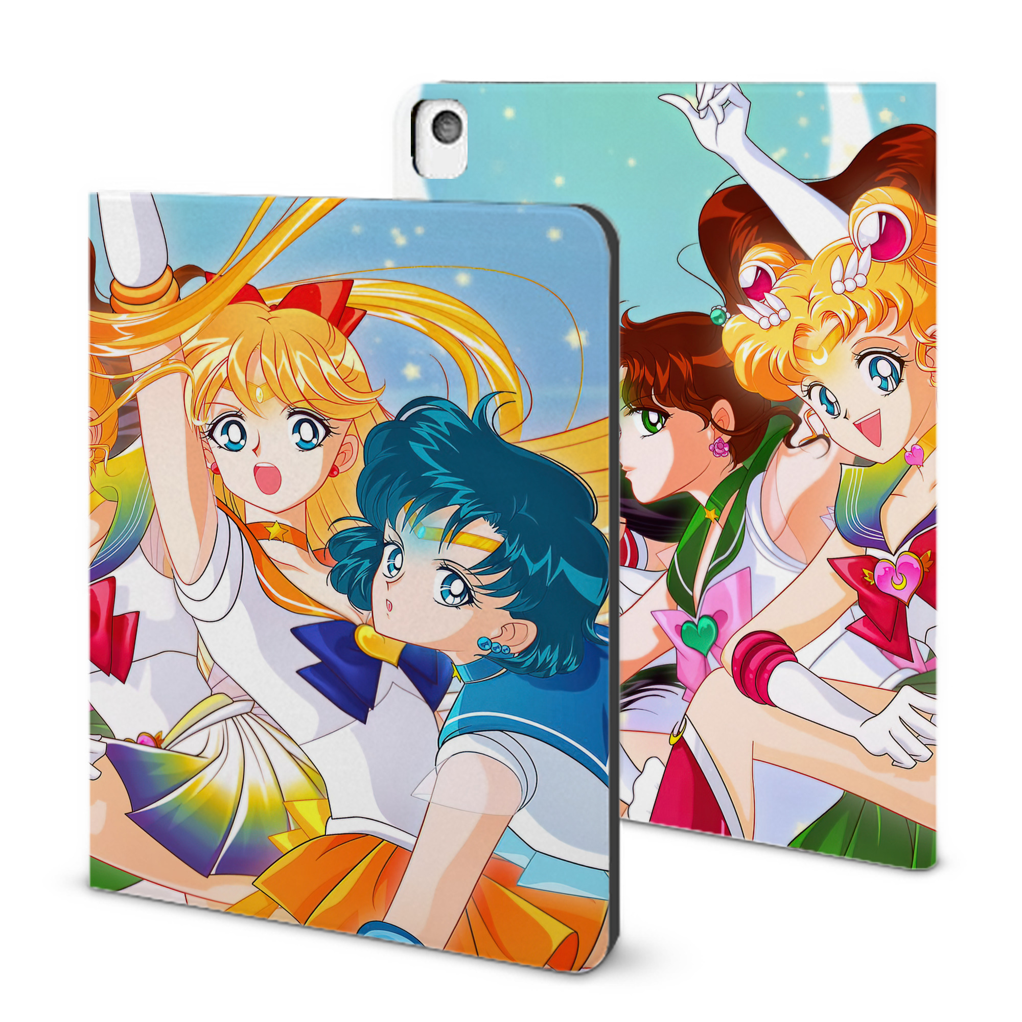 （画像用） 美少女戦士セーラームーン Sailor Moon IPadケース ペンホルダー付き ブックスタイルデザイン